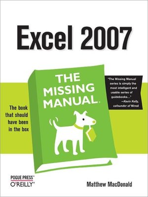 cover image of Excel 2007